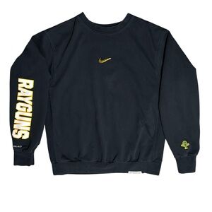NIKE Rayguns Standard Issue Dri-Fit Crewneck Sweatshirt Black Men’s M Basketball